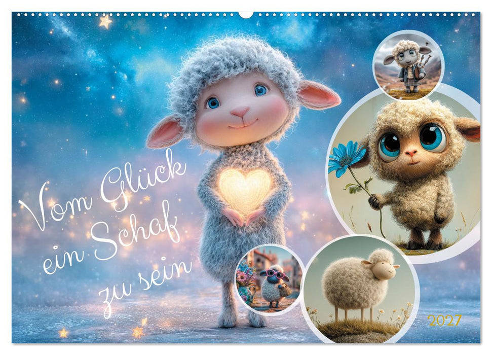 Vom Glück ein Schaf zu sein (CALVENDO Wandkalender 2027)