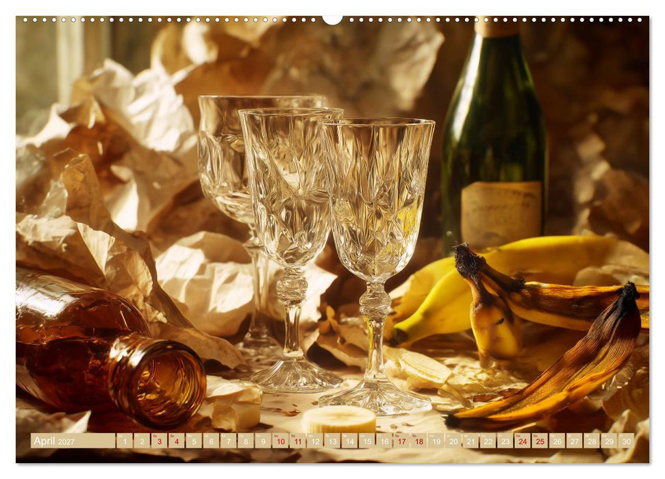 Kontraste des Konsums. Stillleben zwischen Glanz und Vergänglichkeit (CALVENDO Premium Wandkalender 2027)