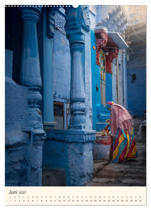 Straßenleben in Rajasthan (CALVENDO Wandkalender 2027)