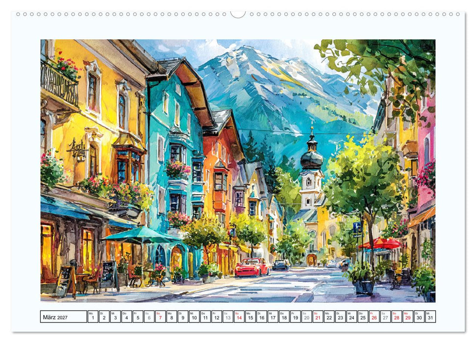 Österreich. Alpenzauber und Seenträume (CALVENDO Wandkalender 2027)