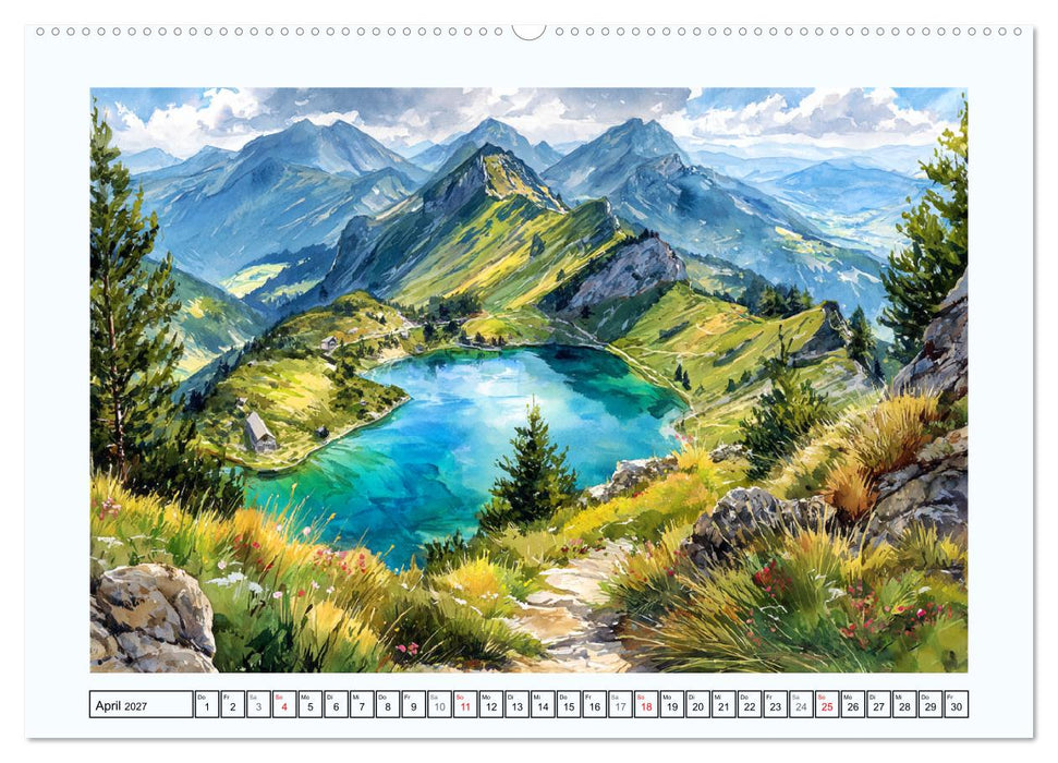 Österreich. Alpenzauber und Seenträume (CALVENDO Wandkalender 2027)