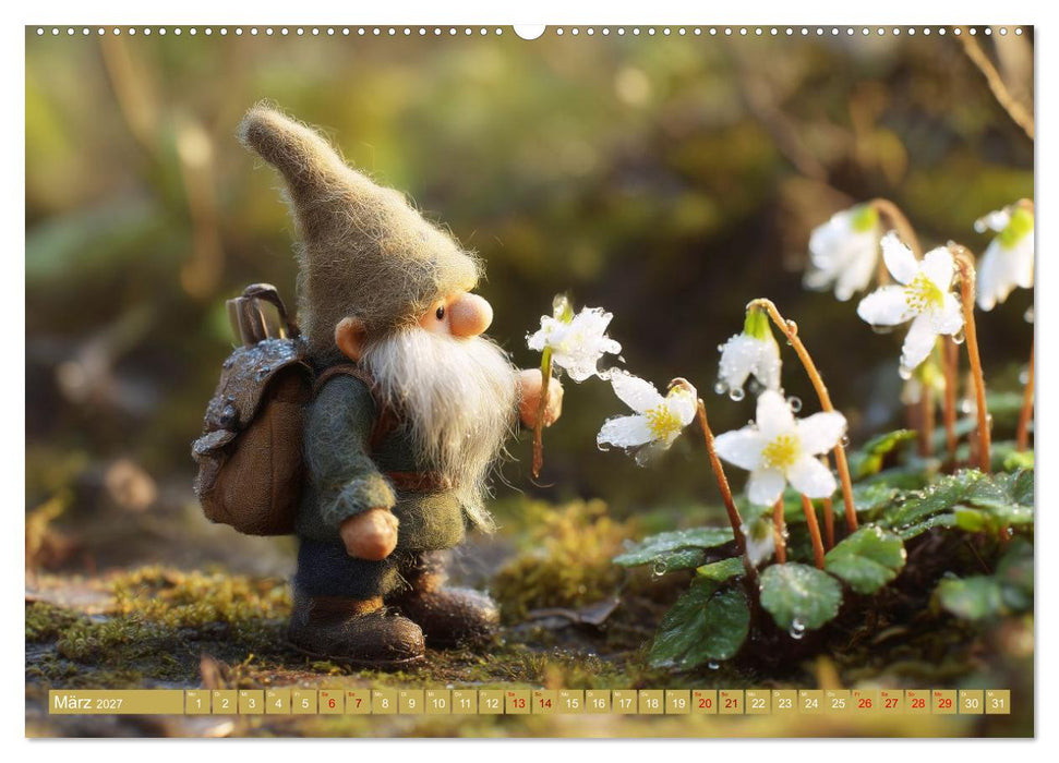Wichtelglück zwischen Wald und Wiese (CALVENDO Premium Wandkalender 2027)
