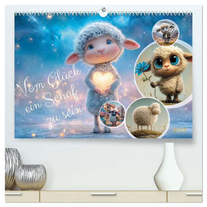 Vom Glück ein Schaf zu sein (CALVENDO Premium Wandkalender 2027)