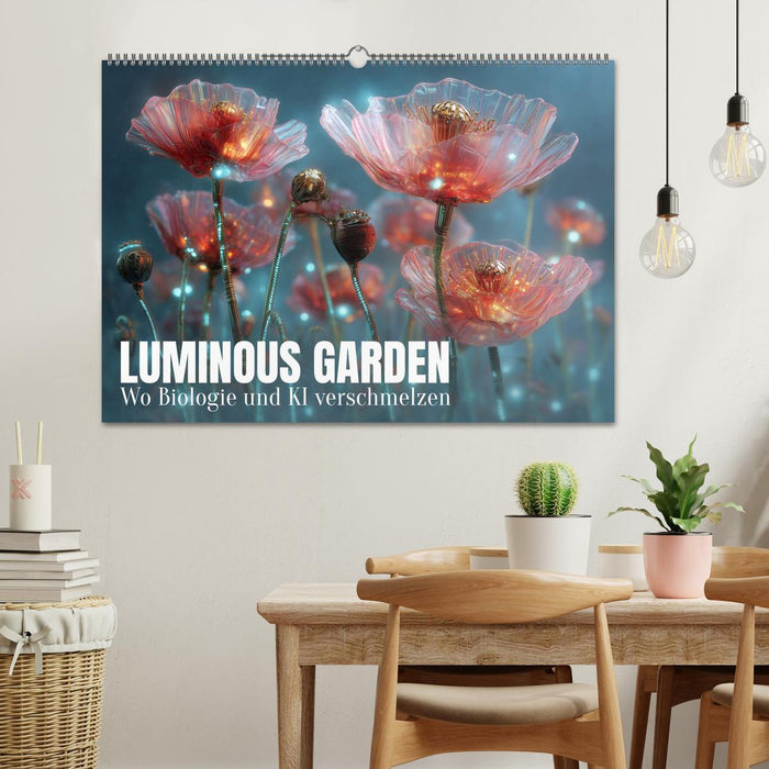 Luminous Garden. Wo Biologie und KI verschmelzen (CALVENDO Wandkalender 2027)