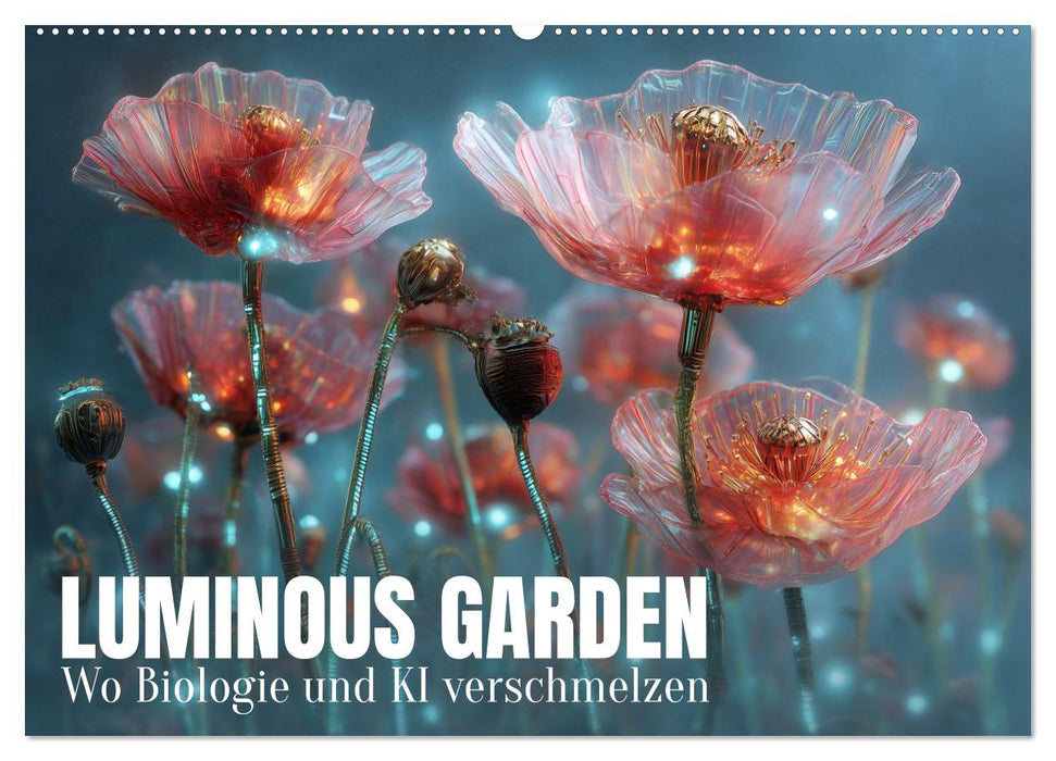 Luminous Garden. Wo Biologie und KI verschmelzen (CALVENDO Wandkalender 2027)
