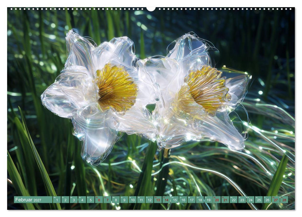 Luminous Garden. Wo Biologie und KI verschmelzen (CALVENDO Wandkalender 2027)