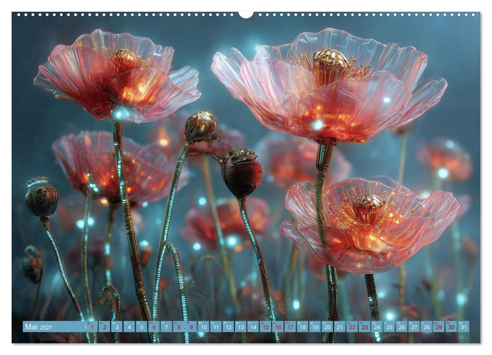 Luminous Garden. Wo Biologie und KI verschmelzen (CALVENDO Wandkalender 2027)