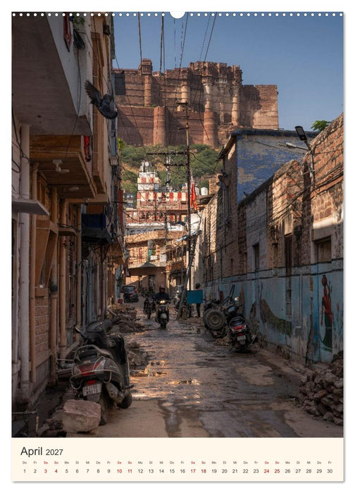 Straßenleben in Rajasthan (CALVENDO Premium Wandkalender 2027)