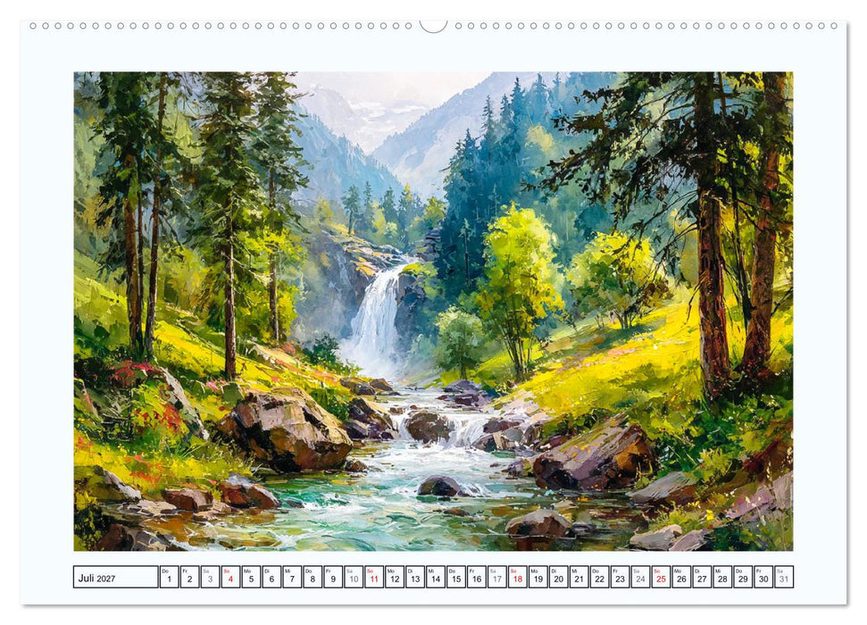 Österreich. Alpenzauber und Seenträume (CALVENDO Premium Wandkalender 2027)
