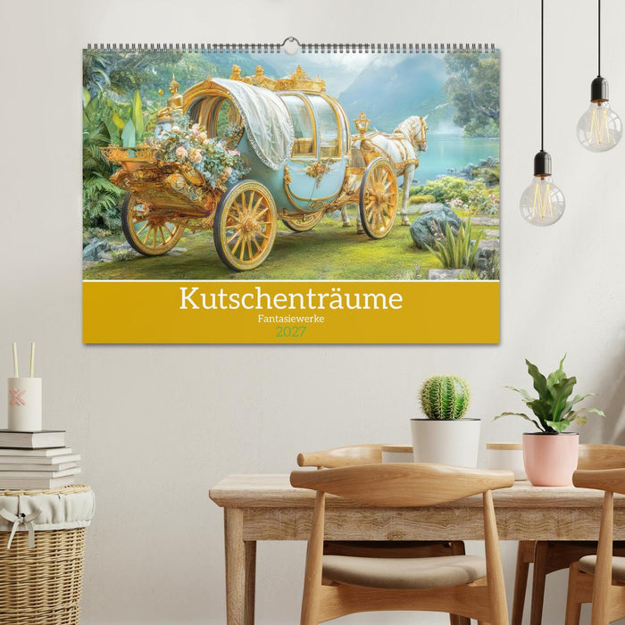 Kutschenträume - Fantasiewerke (CALVENDO Wandkalender 2027)