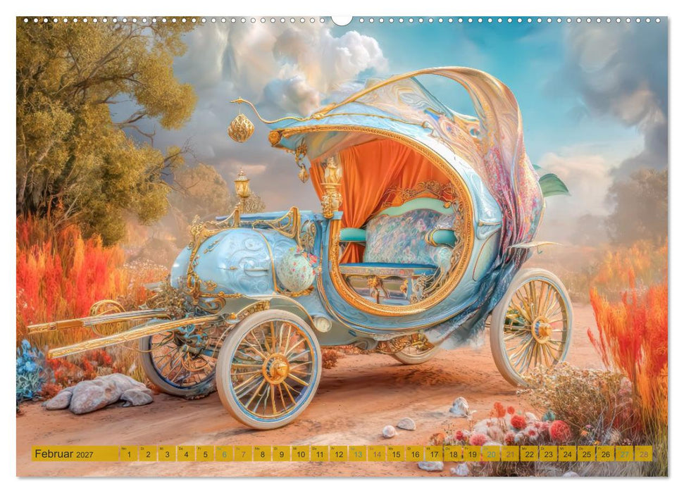 Kutschenträume - Fantasiewerke (CALVENDO Wandkalender 2027)