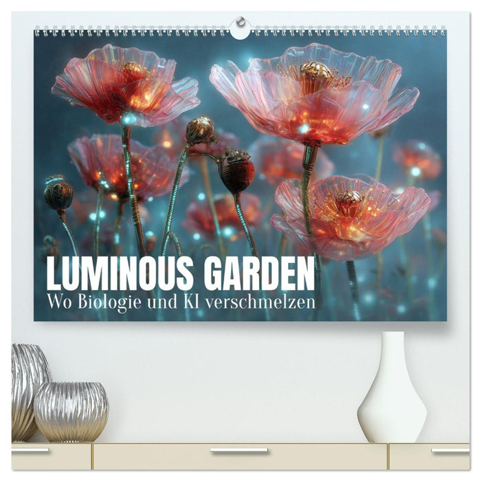 Luminous Garden. Wo Biologie und KI verschmelzen (CALVENDO Premium Wandkalender 2027)
