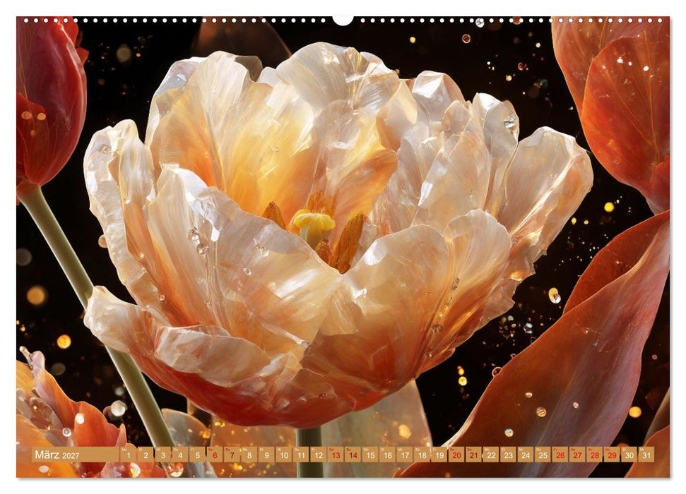Luminous Garden. Wo Biologie und KI verschmelzen (CALVENDO Premium Wandkalender 2027)