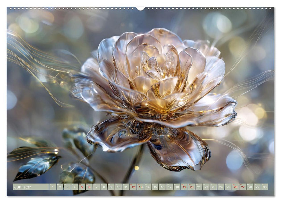 Luminous Garden. Wo Biologie und KI verschmelzen (CALVENDO Premium Wandkalender 2027)