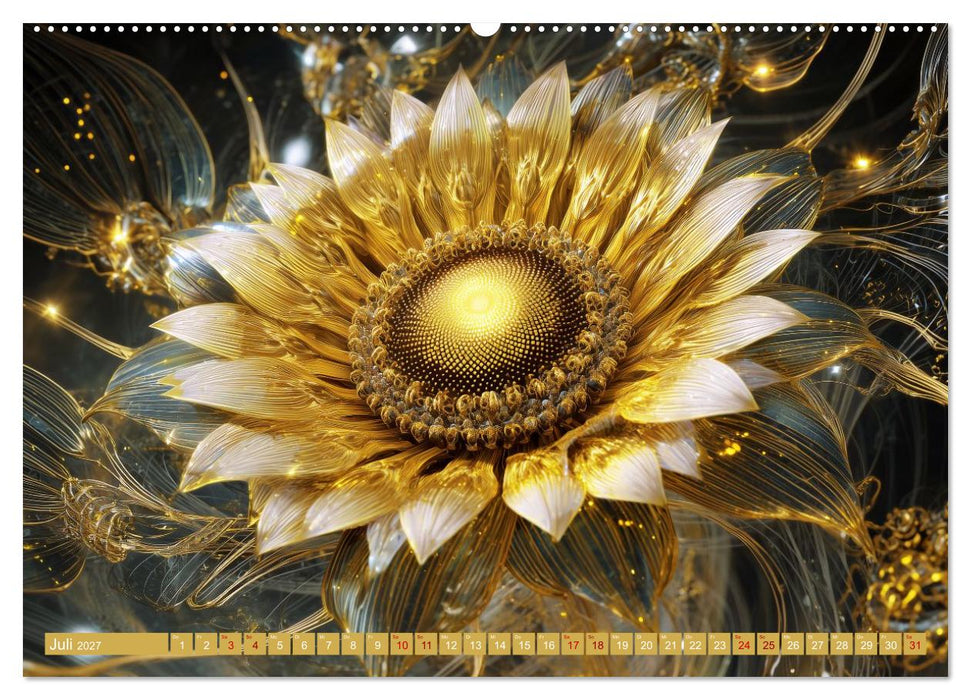 Luminous Garden. Wo Biologie und KI verschmelzen (CALVENDO Premium Wandkalender 2027)