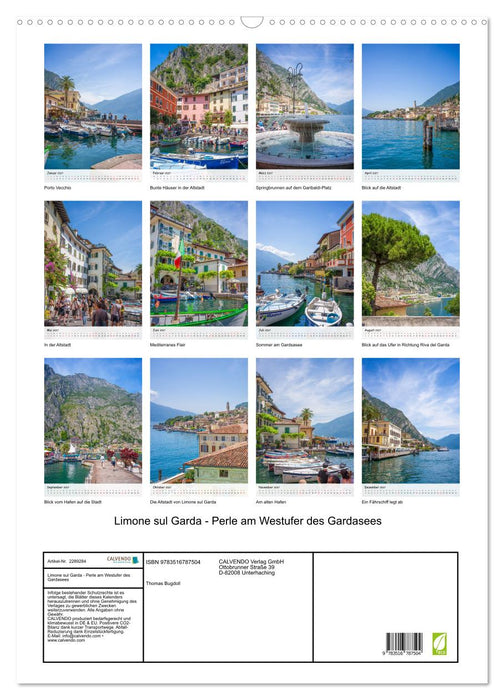 Limone sul Garda - Perle am Westufer des Gardasees (CALVENDO Wandkalender 2027)