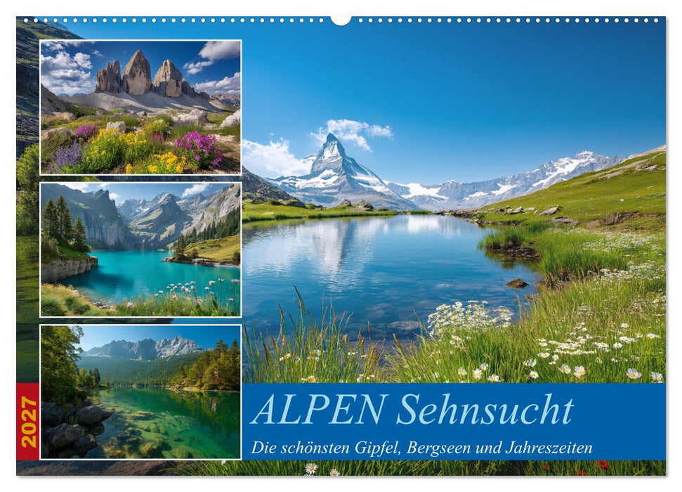 ALPEN Sehnsucht (CALVENDO Wandkalender 2027)