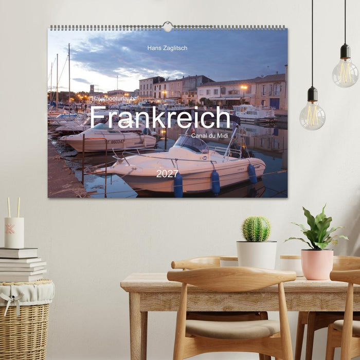 Hausbooturlaub Frankreich - Canal du Midi (CALVENDO Wandkalender 2027)