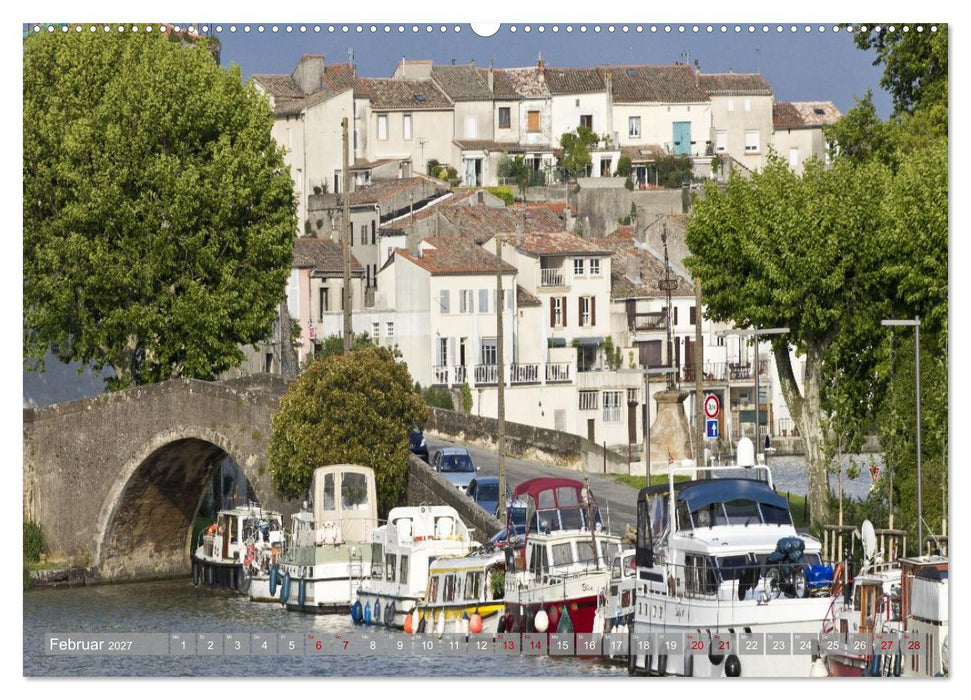 Hausbooturlaub Frankreich - Canal du Midi (CALVENDO Wandkalender 2027)
