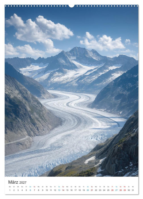 Berge im Wandel (CALVENDO Wandkalender 2027)