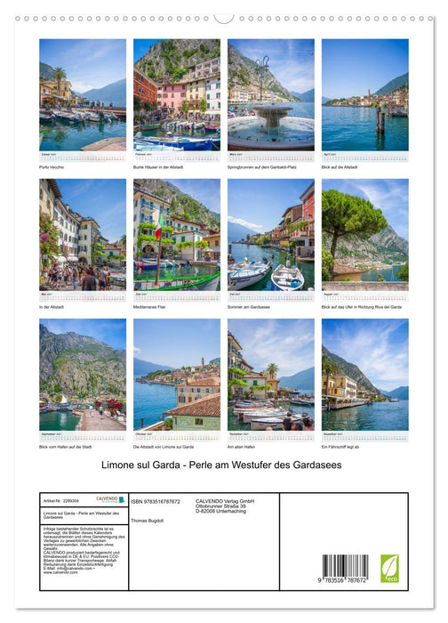 Limone sul Garda - Perle am Westufer des Gardasees (CALVENDO Premium Wandkalender 2027)