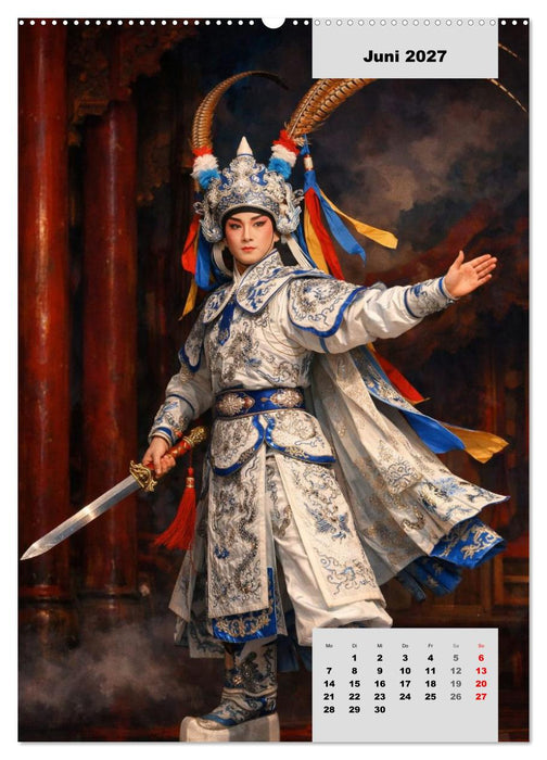 Masken und Magie – Die Gesichter der Peking-Oper (CALVENDO Wandkalender 2027)