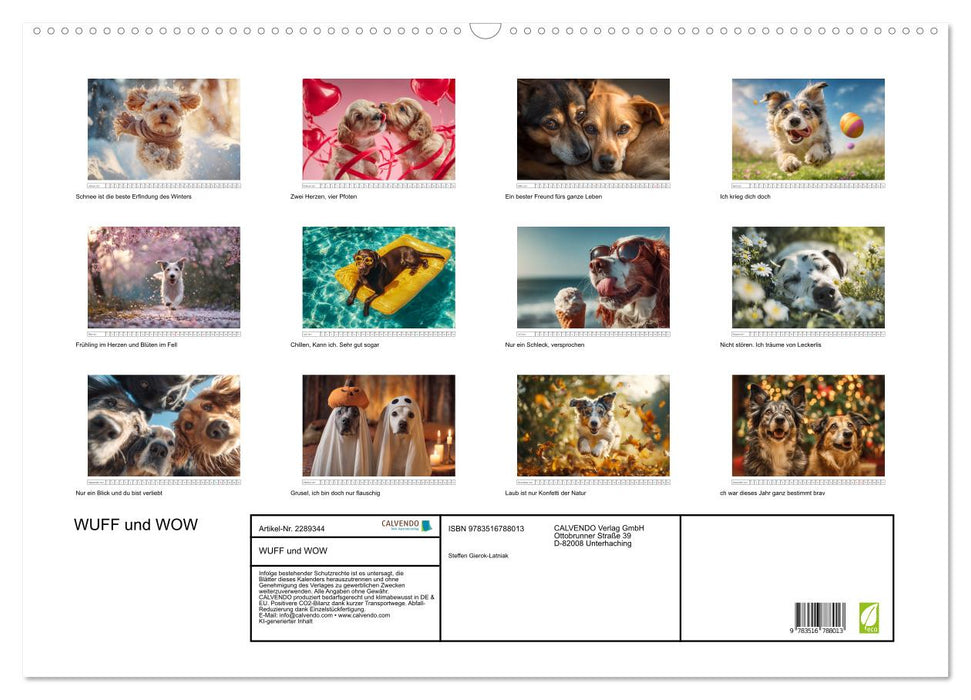 WUFF und WOW (CALVENDO Wandkalender 2027)