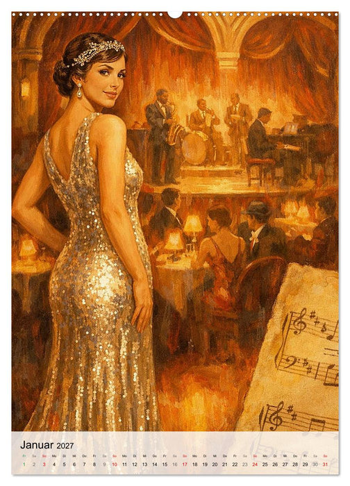 Jazz & Glamour Weltreise (CALVENDO Premium Wandkalender 2027)