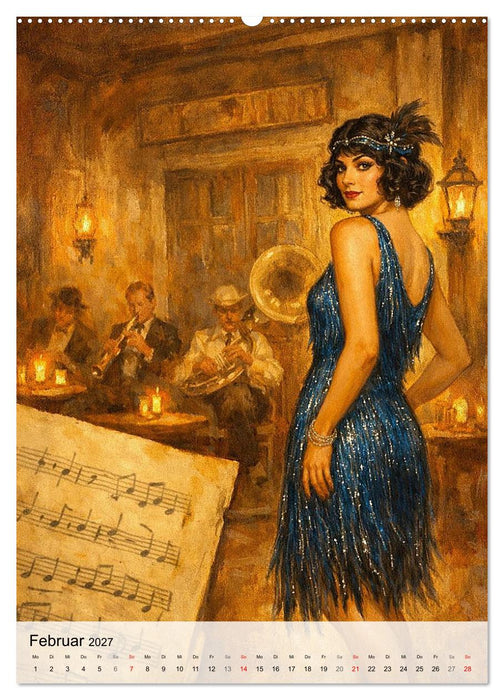 Jazz & Glamour Weltreise (CALVENDO Premium Wandkalender 2027)