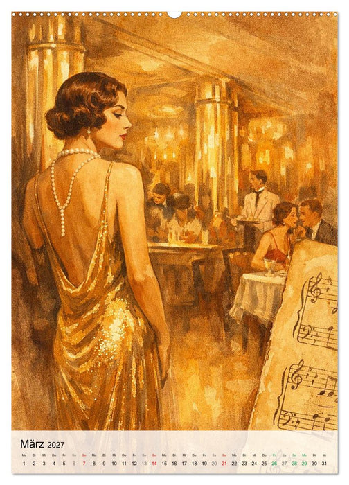 Jazz & Glamour Weltreise (CALVENDO Premium Wandkalender 2027)