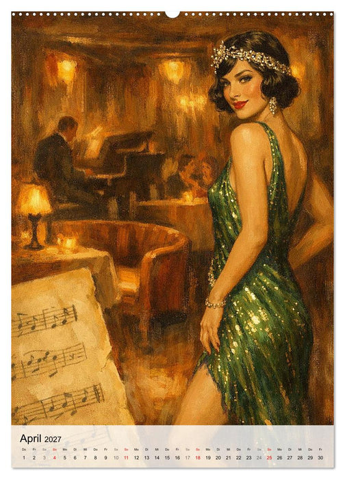Jazz & Glamour Weltreise (CALVENDO Premium Wandkalender 2027)