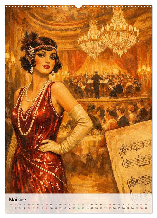 Jazz & Glamour Weltreise (CALVENDO Premium Wandkalender 2027)
