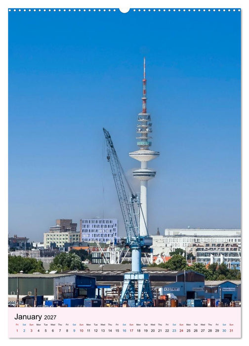 Hamburg - Life Along the Water (CALVENDO Premium-Calendar 2027)