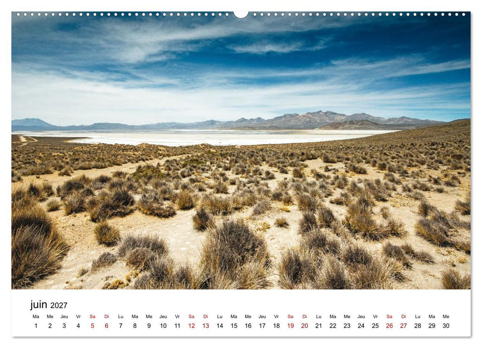 Pérou Les couleurs de la nature (CALVENDO Calendrier mensuel 2027)