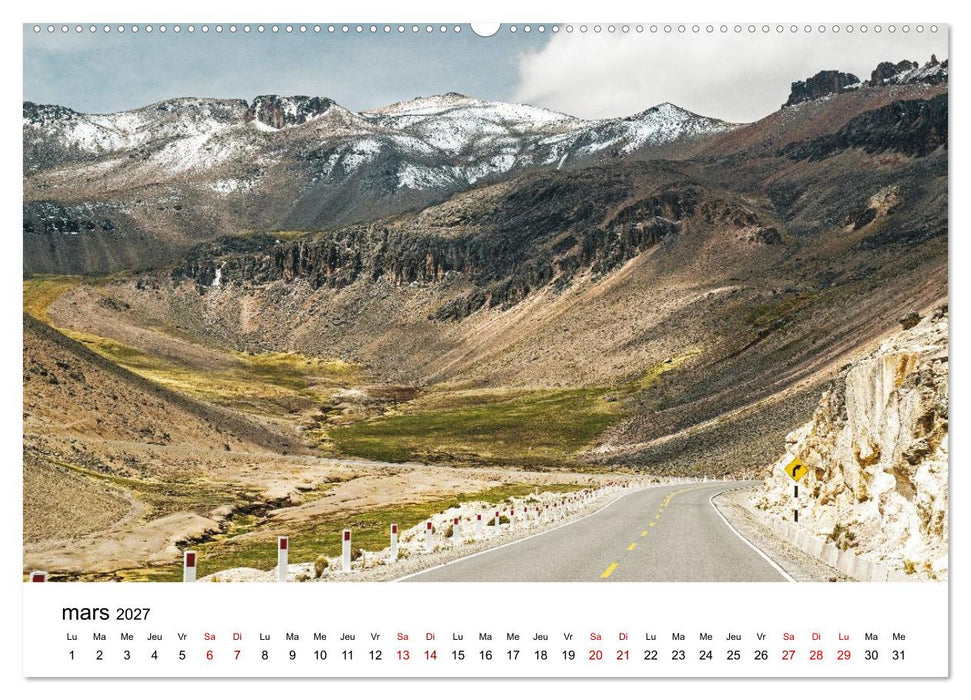 Pérou Les couleurs de la nature (CALVENDO Calendrier supérieur 2027)