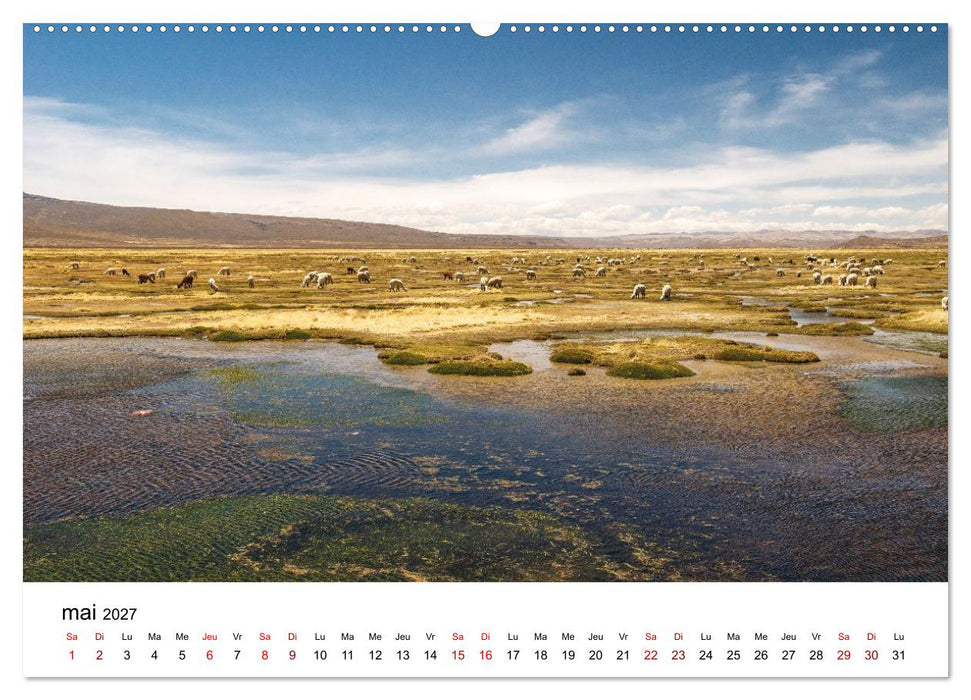Pérou Les couleurs de la nature (CALVENDO Calendrier supérieur 2027)
