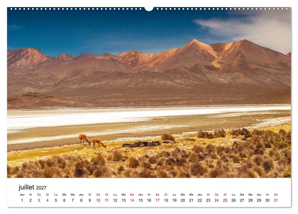 Pérou Les couleurs de la nature (CALVENDO Calendrier supérieur 2027)