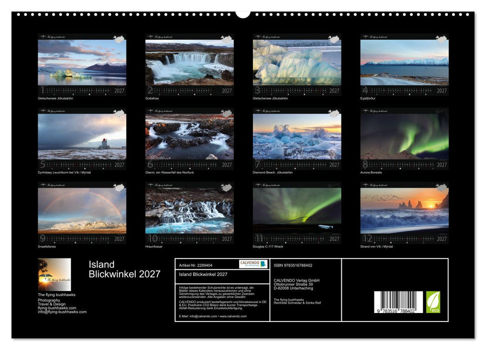 Island Blickwinkel 2027 (CALVENDO Premium Wandkalender 2027)