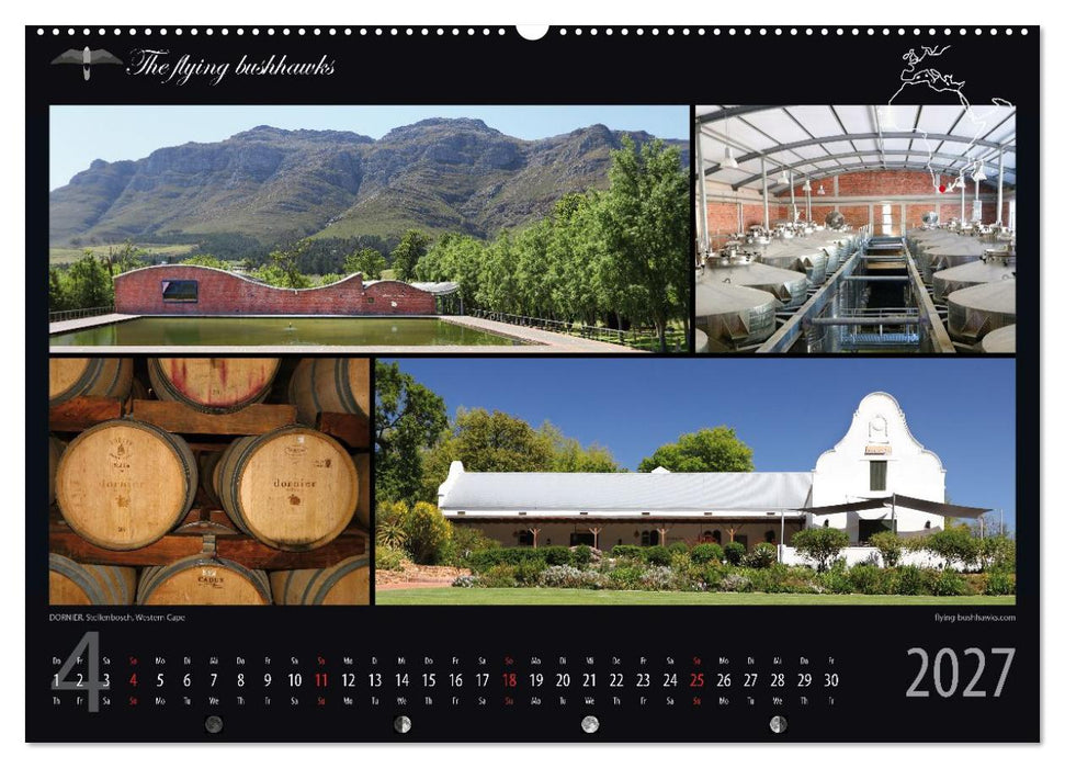 Wein & Architektur 2027 (CALVENDO Premium Wandkalender 2027)