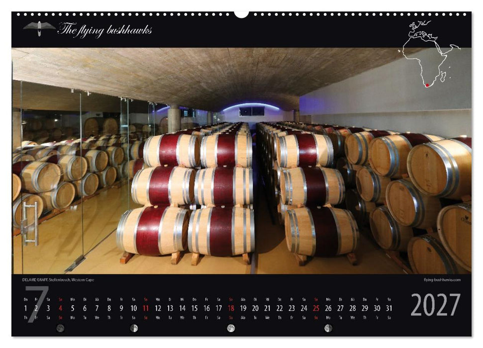 Wein & Architektur 2027 (CALVENDO Premium Wandkalender 2027)