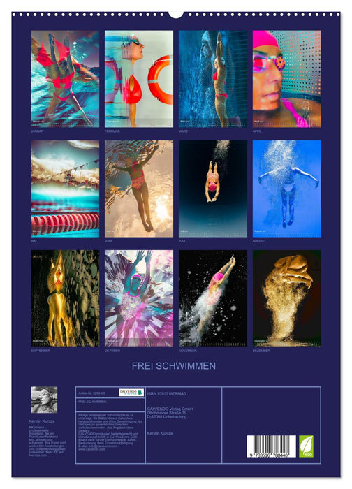 FREI SCHWIMMEN (CALVENDO Premium Wandkalender 2027)