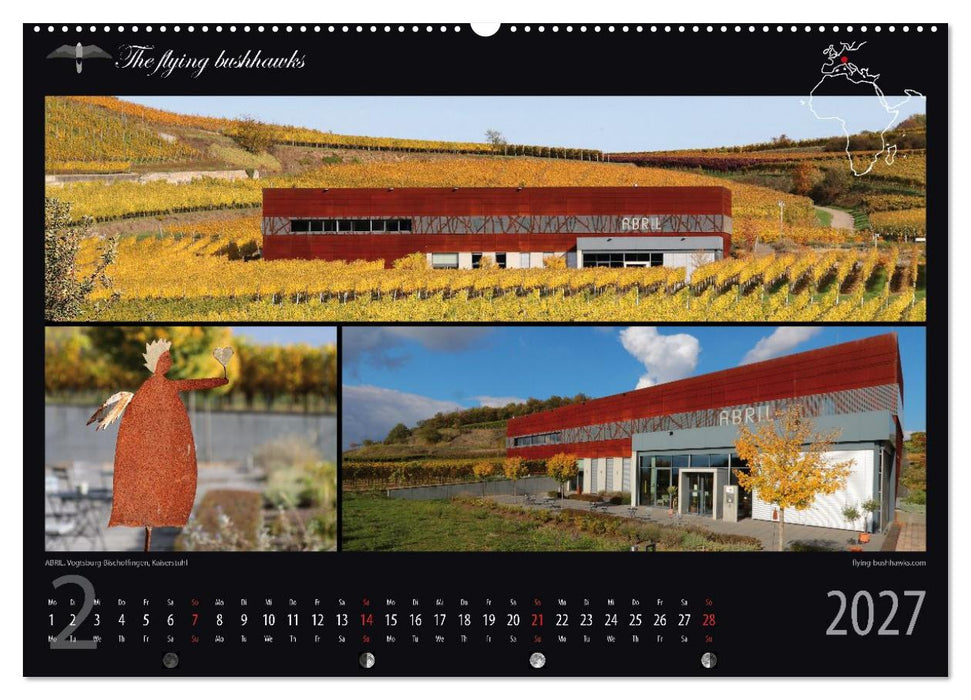 Wein & Architektur 2027 (CALVENDO Wandkalender 2027)