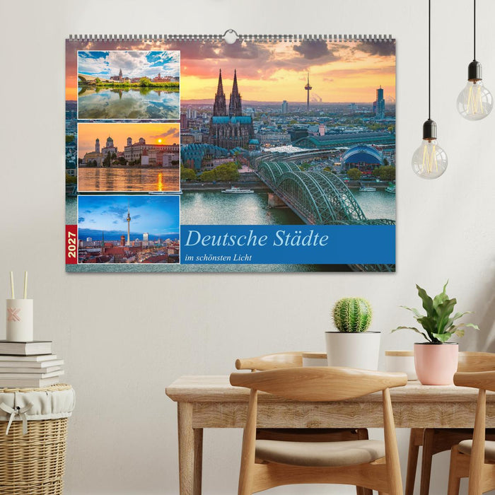 Deutsche Städte im schönsten Licht (CALVENDO Wandkalender 2027)