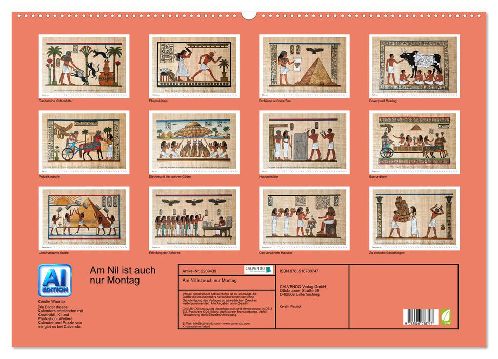 Am Nil ist auch nur Montag (CALVENDO Wandkalender 2027)