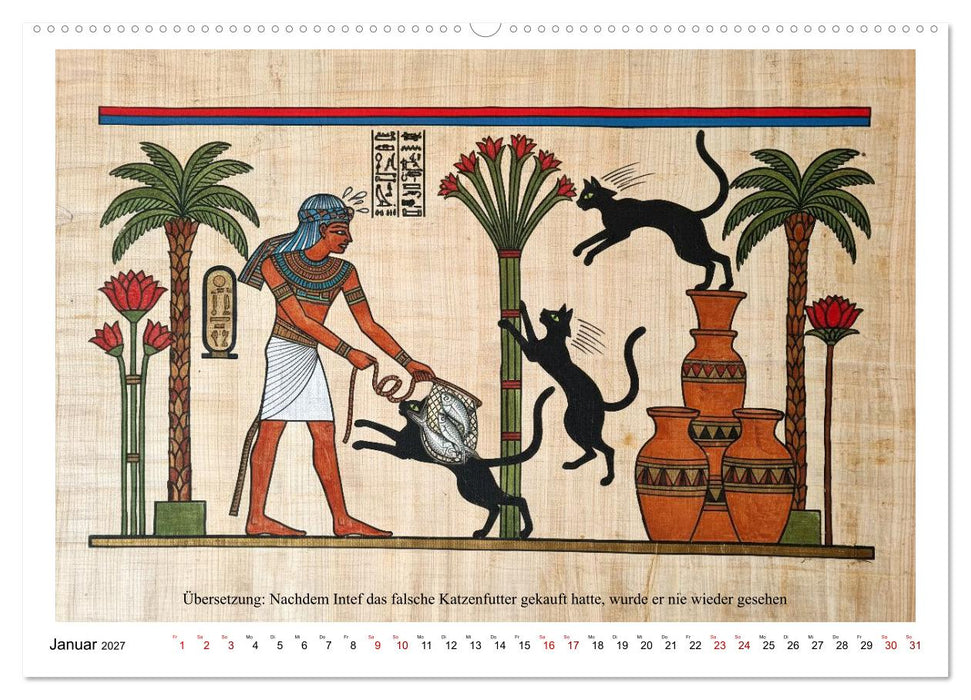 Am Nil ist auch nur Montag (CALVENDO Wandkalender 2027)