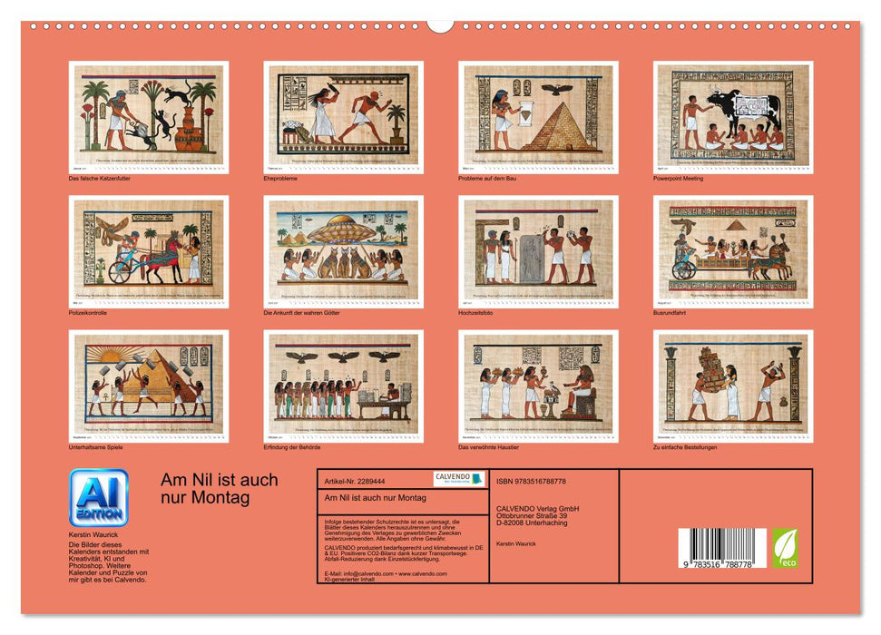 Am Nil ist auch nur Montag (CALVENDO Premium Wandkalender 2027)