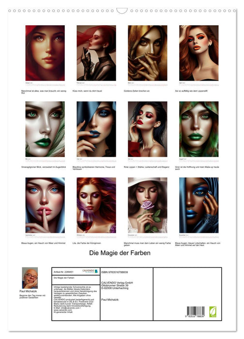 Die Magie der Farben (CALVENDO Wandkalender 2027)