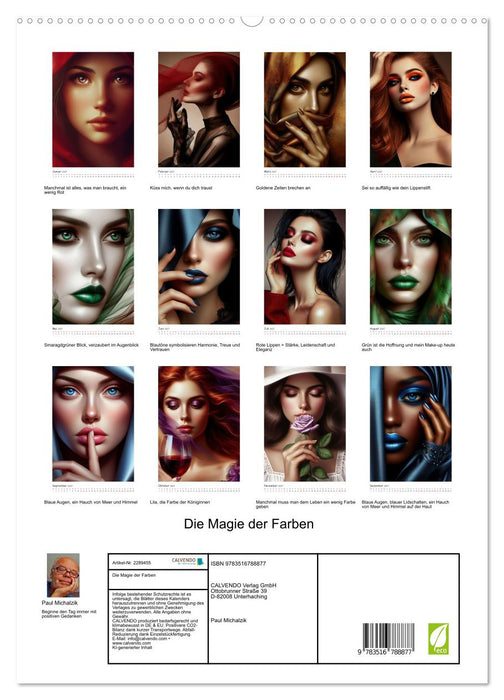 Die Magie der Farben (CALVENDO Premium Wandkalender 2027)