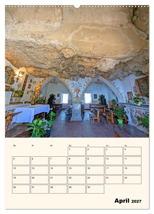 Taormina - Ätna, Meer und antike Steine (CALVENDO Wandkalender 2027)