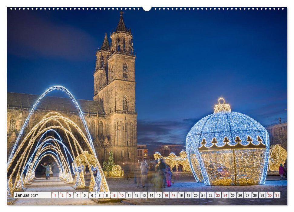 Magdeburg in besonderem Licht (CALVENDO Wandkalender 2027)